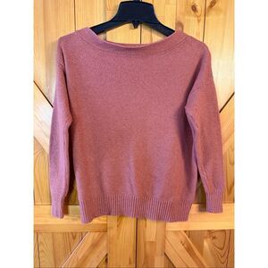 Buckle Black Women’s One Shoulder Long Sleeve Sweater READ Size Small (6938)